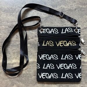 Las Vegas Black Crossbody Bag EUC